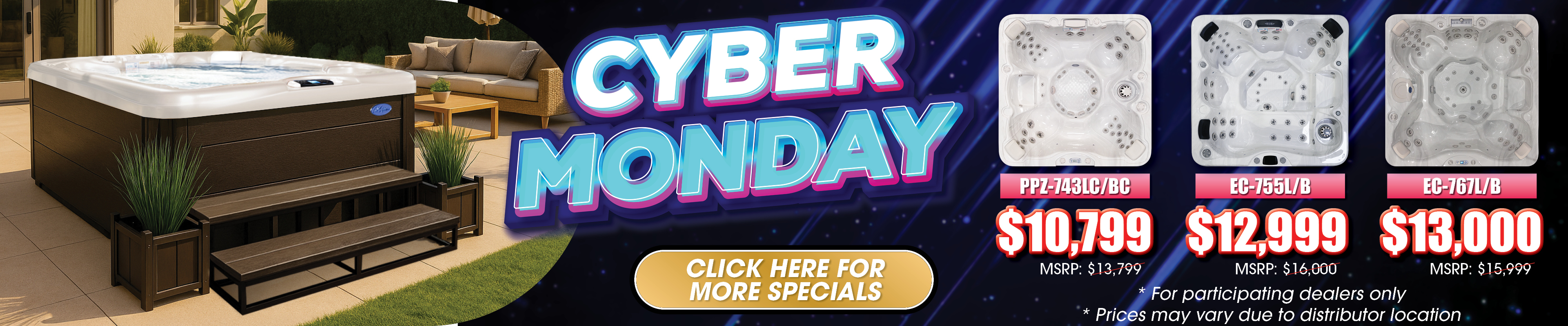 Calspas hot tub being used in a family setting - Lakewood